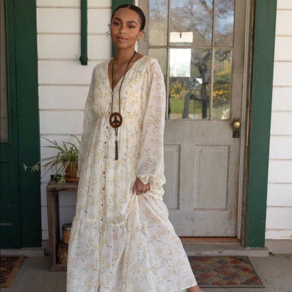 Three bird nest Dorothy Floral Maxi - Picture 3 of 11